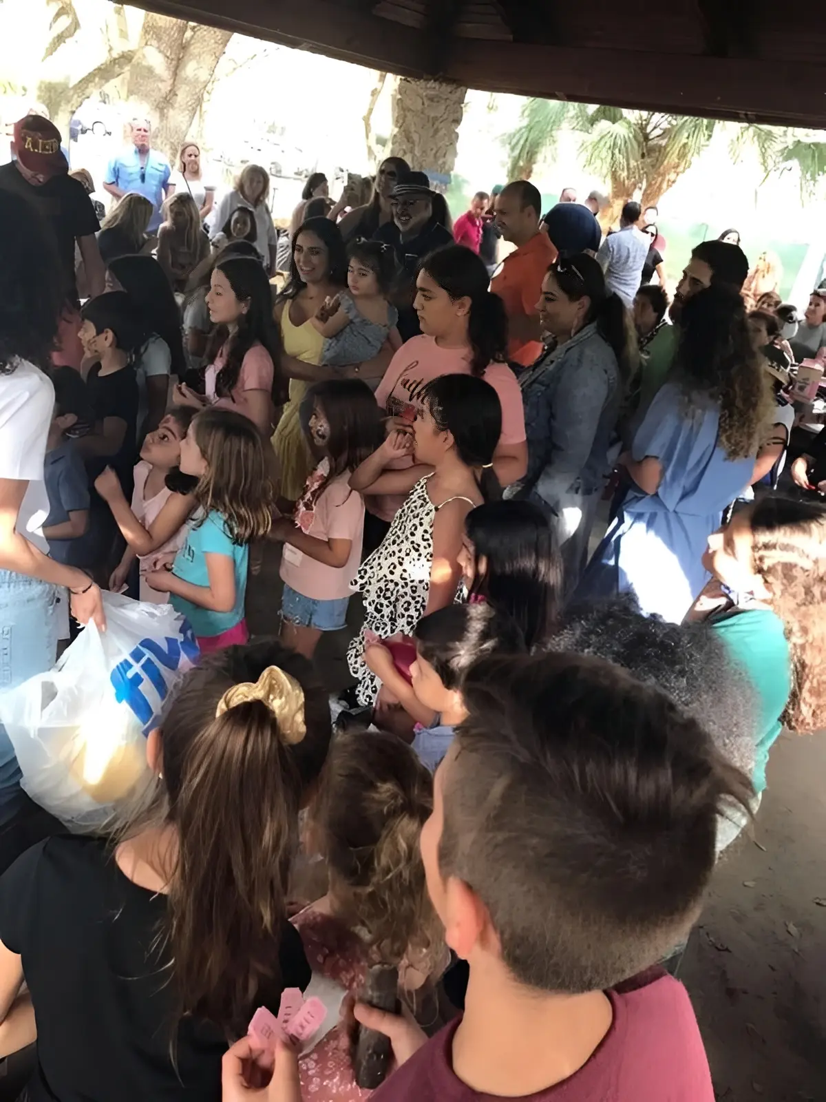 Group of children at gathering